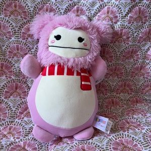 Brina HugMees Squishmallow - 10” Pink Bigfoot Squishmallows Plush Reindeer